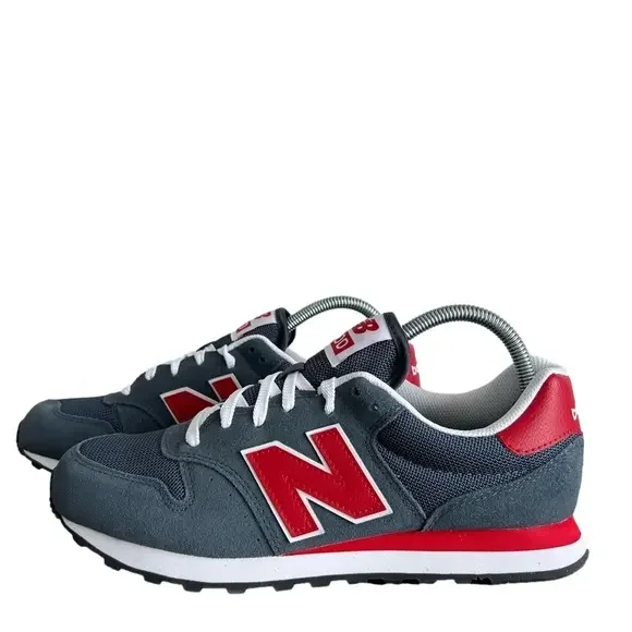 New Balance 500 Blue & Red Men's Shoe Size 8 #698